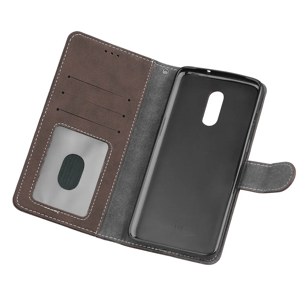 Flash Deal 100pcs/lot Vintage Scrub 3 card flip wallet leather cover case for One plus 5 5T 6 7 7 Pro Oneplus 5 5 T 6 7 7 Pro shell 21