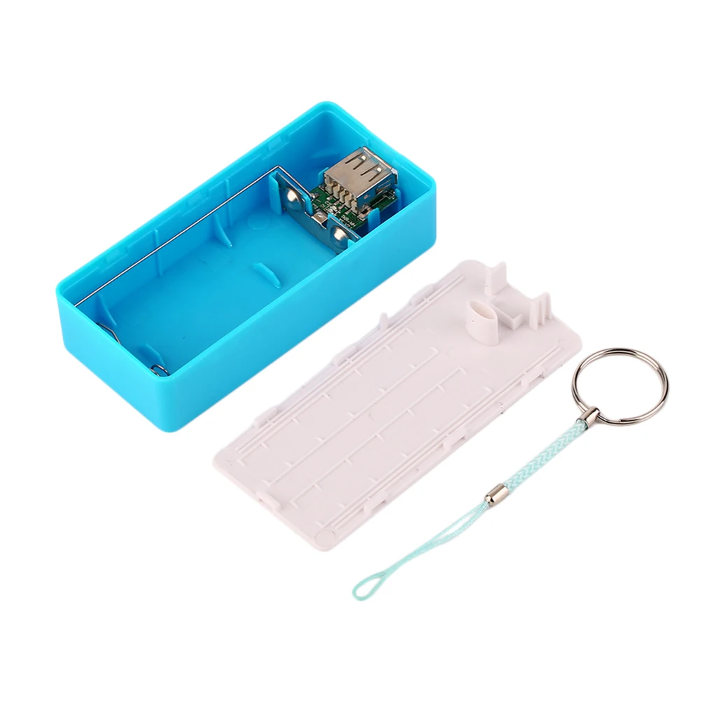 6 цветов, 5 В, USB, сделай сам, чехол для внешнего аккумулятора, коробка для хранения, чехол для внешнего аккумулятора для телефонов на 5600 мАч(без аккумулятора
