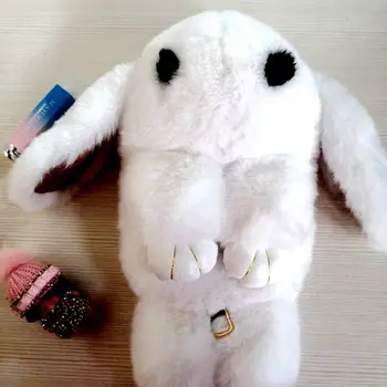 

Girls Plush Rabbit Crossbody Bags For Women 2019 Fur Cape Hare Wool Purses And Handbag Birthday Gift Toys Sac Bandouliere Femme