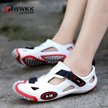 

WWKK Summer Water Shoes Men Breathable Unisex Aqua Shoes Women Sneakers Beach Slippers Upstream Shoes Swimming Sandals Diving