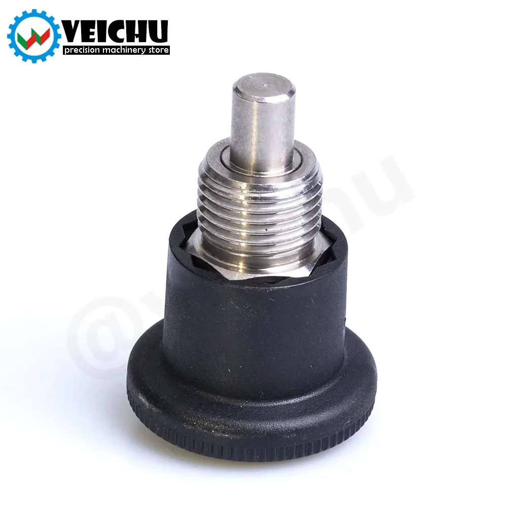 VCN218 Plastic Knob Stainless Steel Indexing Plungers With Locking Nose