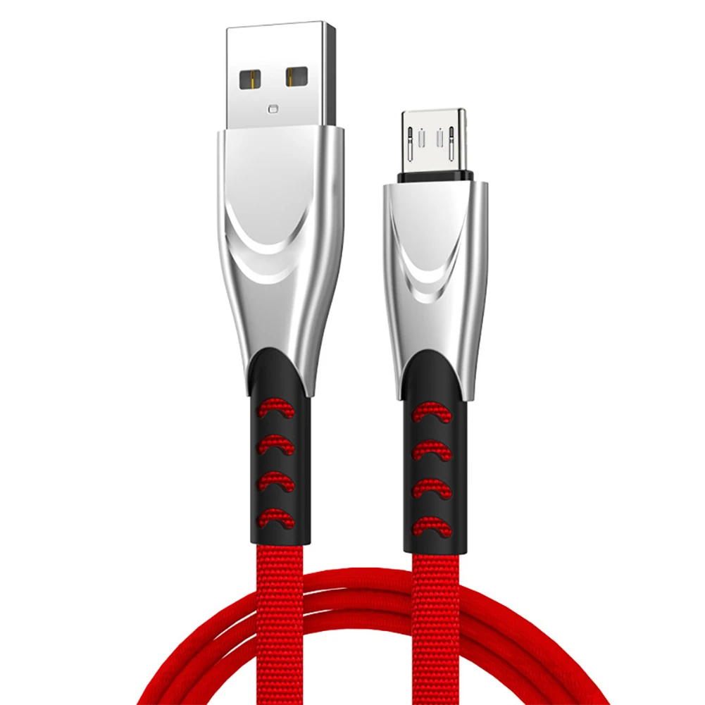 Jetjoy 2.5A Micro USB нейлоновый плетеный кабель для быстрой зарядки и синхронизации данных для мобильного телефона Xiaomi SONY Android быстрое заряднеое устройство 1 м