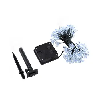 

ICOCO 50LED Solar Powered Blossom Flower String Lights LED Fairy Light Wedding Christmas Party Festival Outdoor Indoor Garden