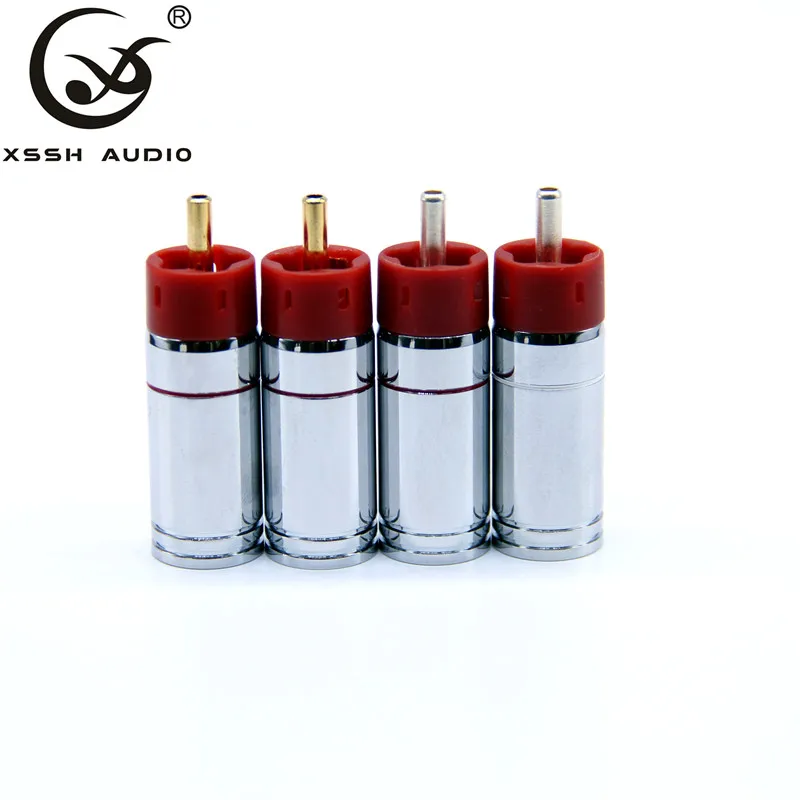 

XSSH High Quality 8 Hifi Audio Rca Plug and Jacket RCA Connector XLR Cable Aux