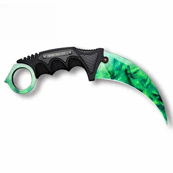 

Dawasaru for CS GO Karambit Knife Graphics Car Stickers Colorful Fashion Laptop SUV JDM Camper Waterproof Vinyl Decals,16cm*16cm