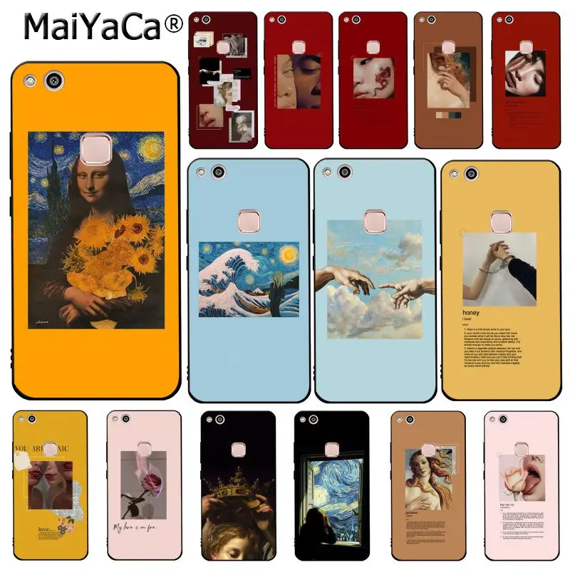 

MaiYaCa MaiYaCa Great art aesthetic van Gogh Mona Lisa painting Phone Case for Huawei Y5 II Y6 II Y5 Y6 Y7Prime Y9 2018 2019