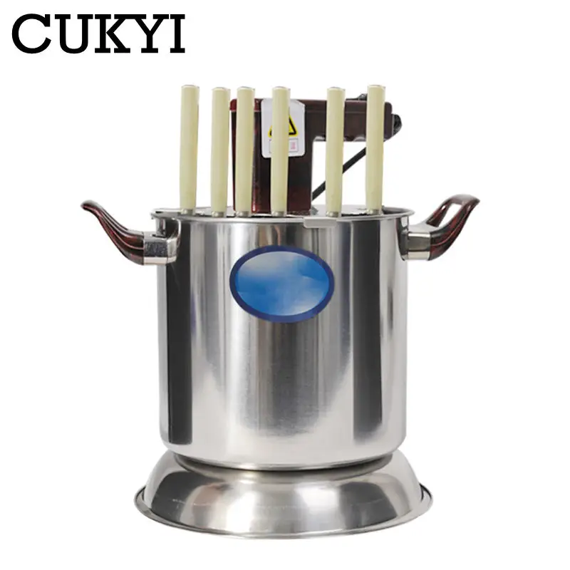 CUKYI электрическая гриль для приготовления 6 минут безопасная удобная не дымит