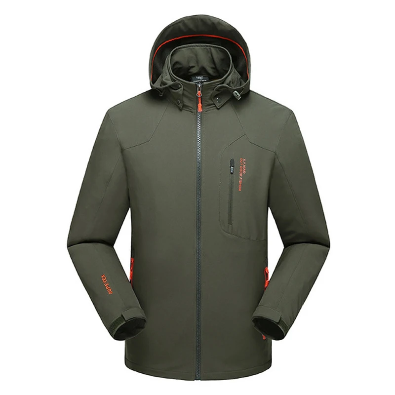 

Spring And Autumn New Men's Hoody Plus Size Mountaineering Fishing Outdoor Sports Assault Clothing Casual Loose Breathable Coats