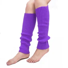 Chauffe jambes japonais doux pour fille, chaussettes chaudes au genou, couvre pieds en tricot, chaussettes au Crochet, manchettes de bottes longues