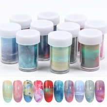 1 бутылка переводная Фольга для ногтей Наклейка для ногтей Дизайн Маникюрные ползунки обертывания ногтей осеннее украшение 3d Пламя adesivi