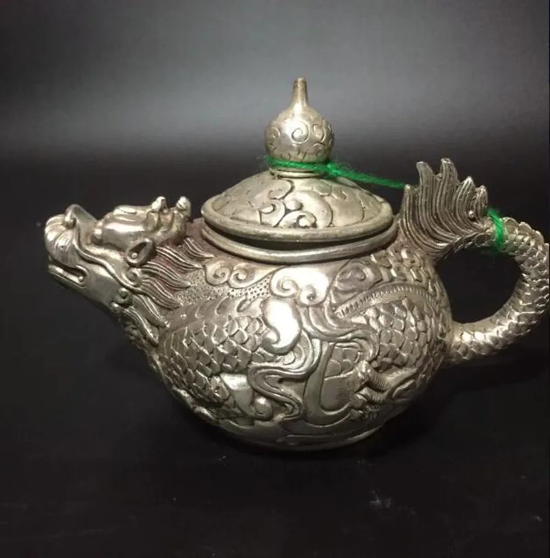 

Archaize copper dragon teapot crafts statue