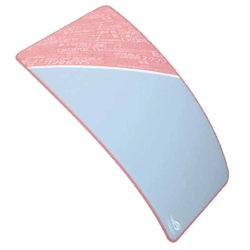 Коврик для мыши ASUS ROG Sheath PINK резиновая основа, тканевая поверхность, 900 x 440 x 3 мм, цвет: розовый/серый