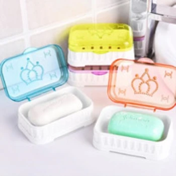 

Rack-Holder Soap-Dish Container Storage-Soap Storage-Box-Holder Dish Soap Drainer Bathroom Plastic Plate-Box