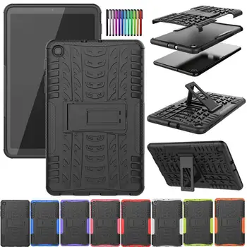 

For Samsung Galaxy Tab A 8.4" T307U 2020 Shockproof Rugged Hard Heavy Duty Silicone Stand Case Cover