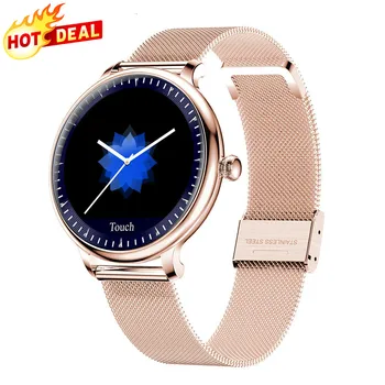 

2020 Fashion Wome's Smart Watch Heart Rate Blood Pressure Sleep Monitor Smartwatches Watch Clock For Xiaomi Huawei Android IOS