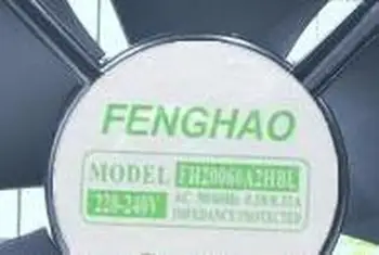 

for FENGHAO FH20060A2HB 220-230V 0.32A 20CM 20060 Axial Fan Free shipping