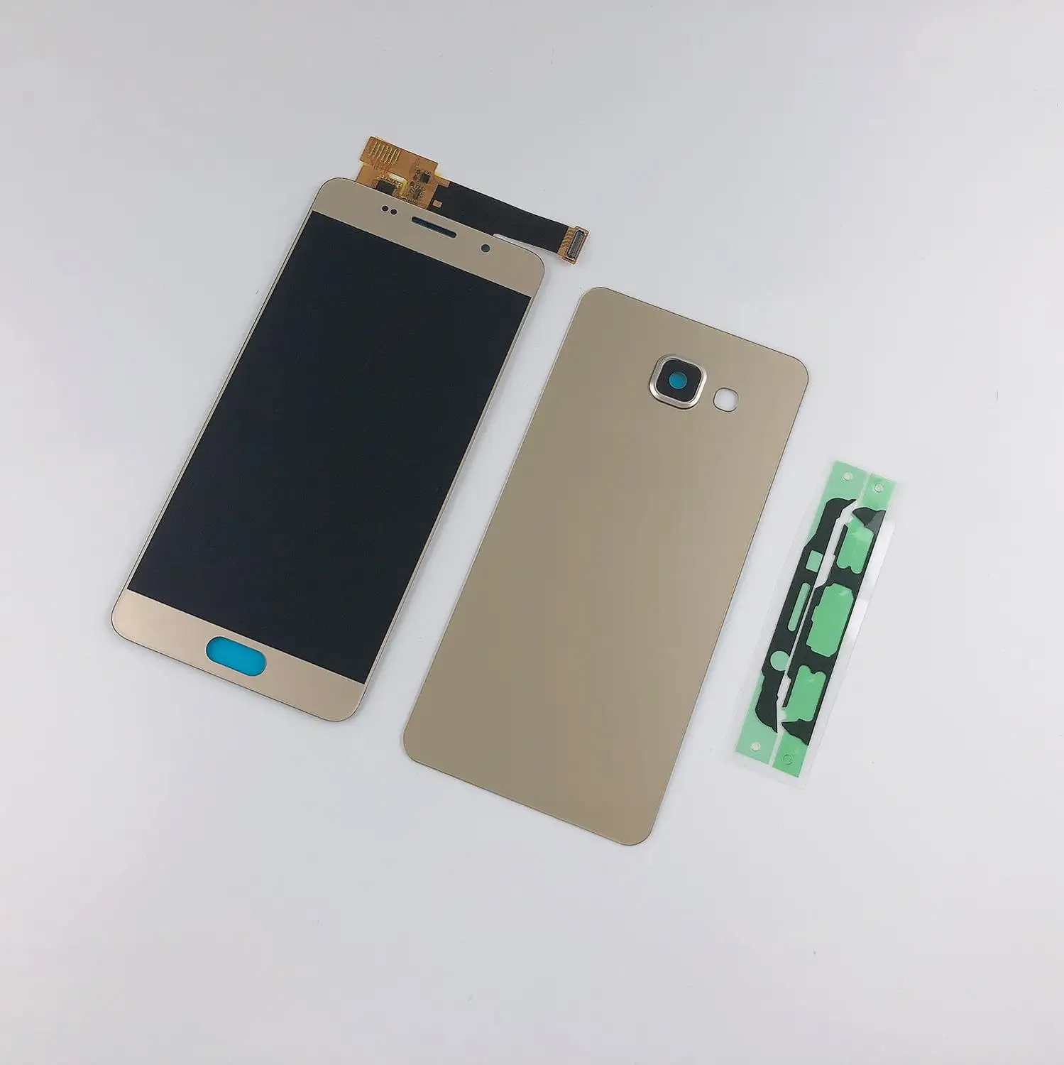 Для Samsung Galaxy A5 A510 A510F A510FD A510M A510Y ЖК-дисплей с сенсорным экраном дигитайзер сборка+ Корпус задняя крышка батареи