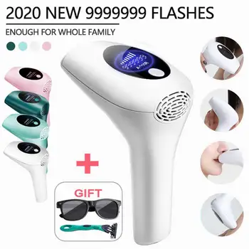 

999999 Flashes 2020 New Laser Epilator Permanent IPL Photoepilator Hair Removal depiladora Painless electric Epilator Dropship