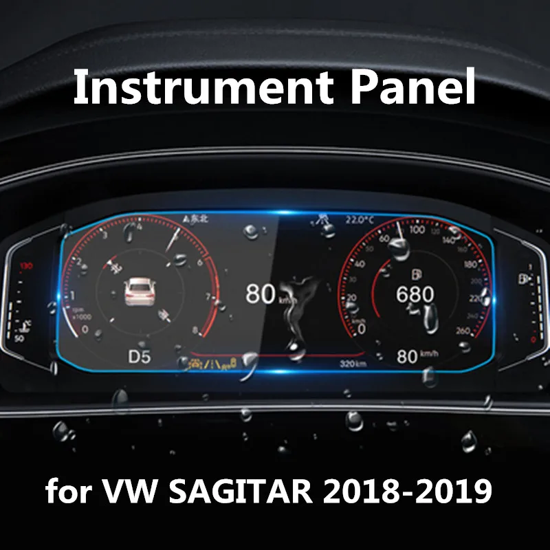 Для Volkswagen VW SAGITAR 2019 Автомобильная ЖК-панель приборной панели защитная пленка из