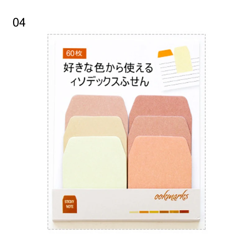 

60 Sheet Sticky Note Self-Stick Pad Note 20 Sheet/Pad for School Office ND998