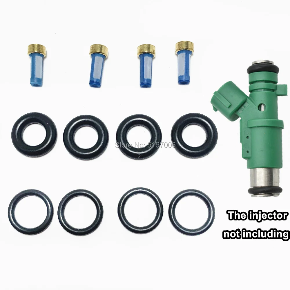 Fuel Injector Repair Kits 4sets for Peugeot 206 307 406 407 607 806 807 Expert 2.0/16V 1984E2 01F002A (AY-RK801)
