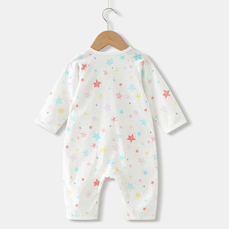 

Autumn New Style Romper Casual Monk Robe Romper Men And Women Baby Pure Cotton Romper