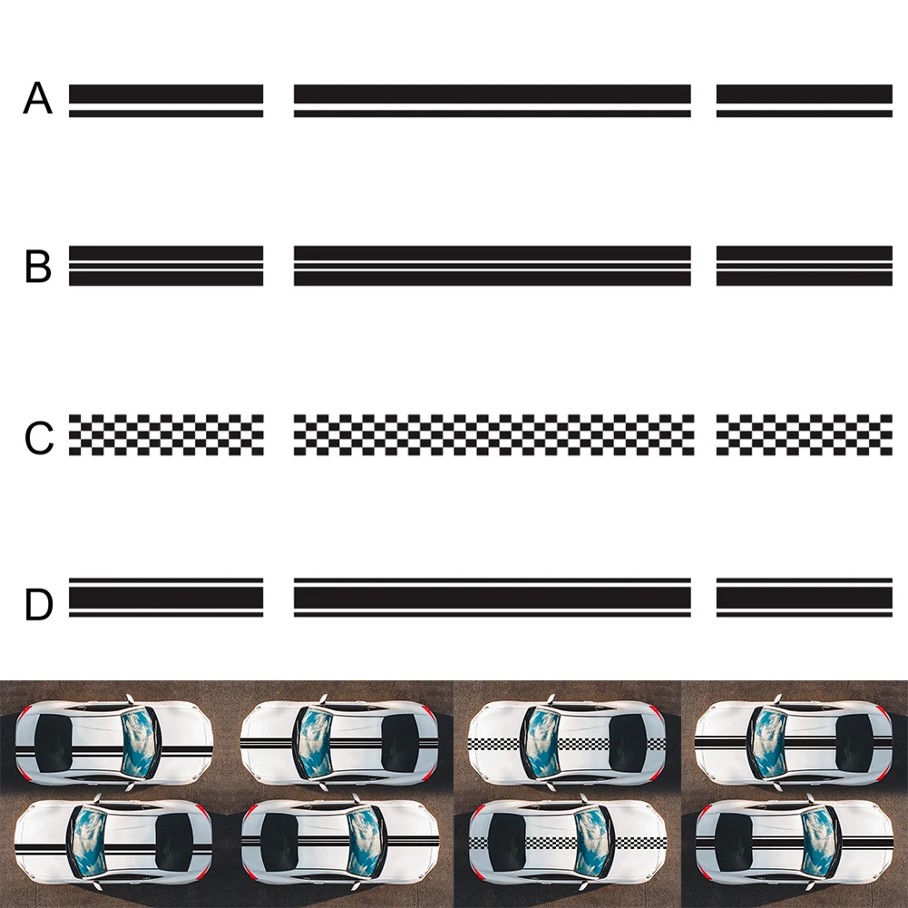 

Fun Sticker Car Long Stripe Car Stickers Auto Stylish Decals Vinyl Car Racing Sports Stickers Auto Decoration Accessories