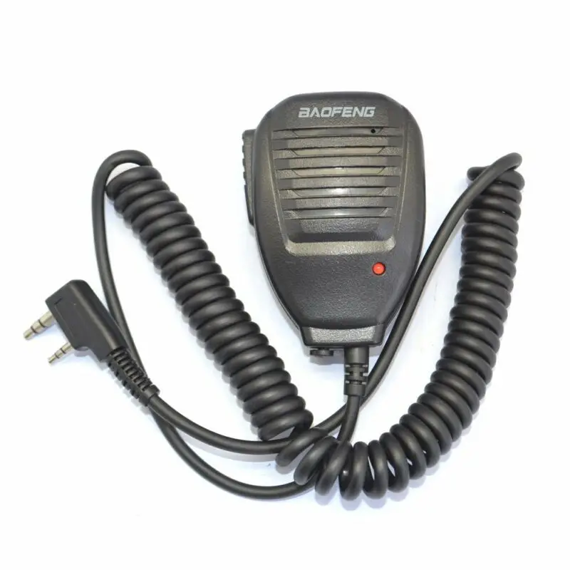 Для Baofeng BF-888S UV5R H21 K-type Walkie Talkie микрофон динамик ручной меньшего размера, лучшее качество звука, более толстый кабель