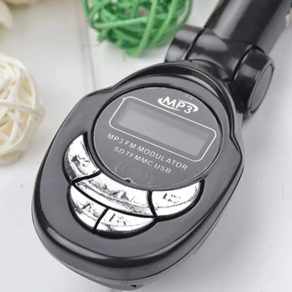 4 в 1 ЖК Авто MP3 плеер беспроводной FM передатчик модулятор с USB CD MMC Пульт