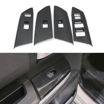 

Car Door Armrest Cover Trim Inner Decor For Toyota Tundra 14-19 Carbon Fiber ABS