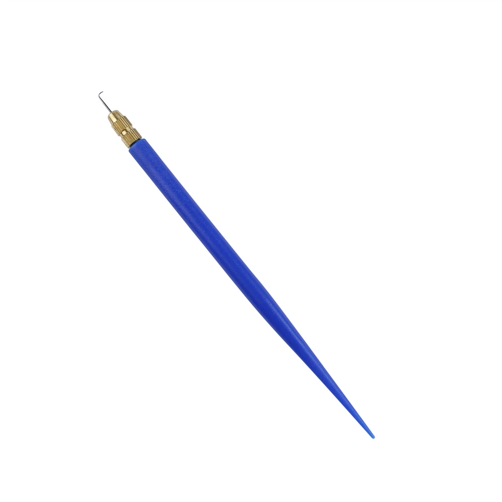 Lace Wig Needles Hair Needle Holder & 4 Szie (1-1 1-2 2-3 3-4) Wig Ventilating Needles For Wig Making Hand Knoting