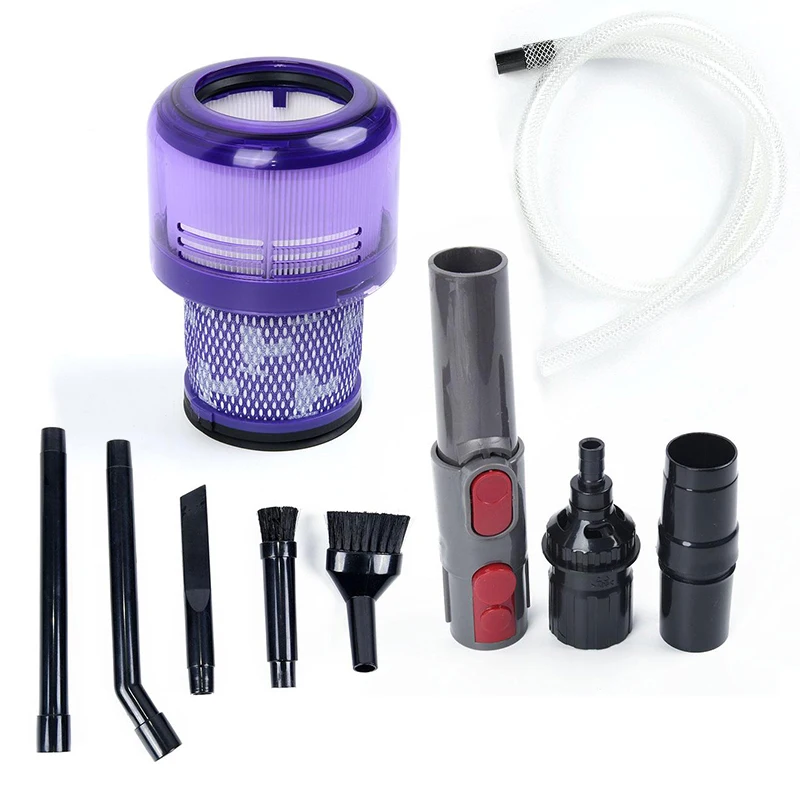 Vacuum Cleaner Attachment Tool Brush Suction Head Kit& Filter For Dyson V11 Pro