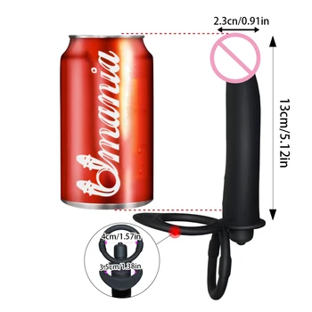 Double Penetration Vibrator Sex Toys Penis Strapon Dildo Vibrator, Strap On Penis Anal Plug for Man, Adult Sex Toys for Beginner 3