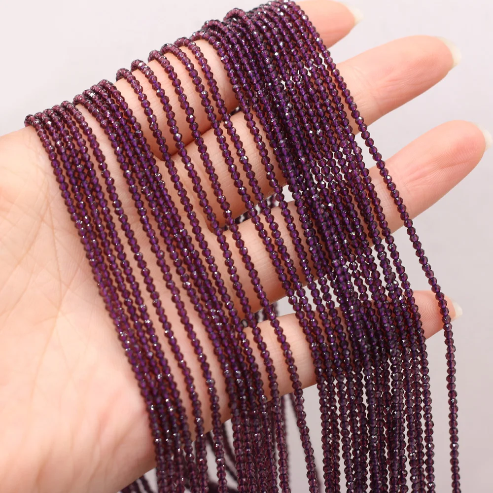 

Fine Natural Stone Spinel Beads Small Faceted Shiny Bead for Jewelry Making Diy Women Necklace Bracelet Accessories