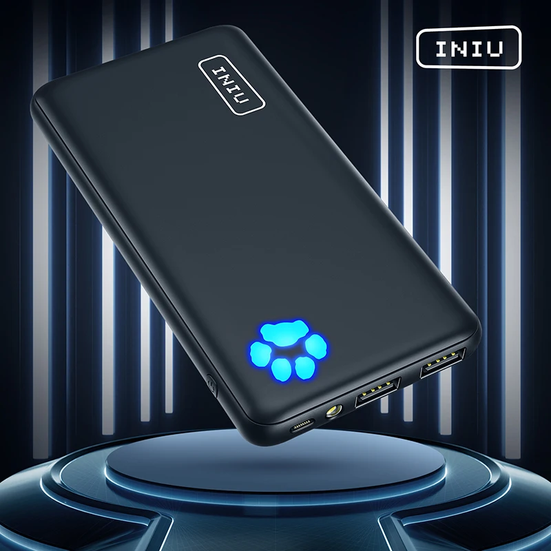 INIU PD 10000mAh Портативное зарядное USB устройство с портативное Power Bank Быстрая зарядка
