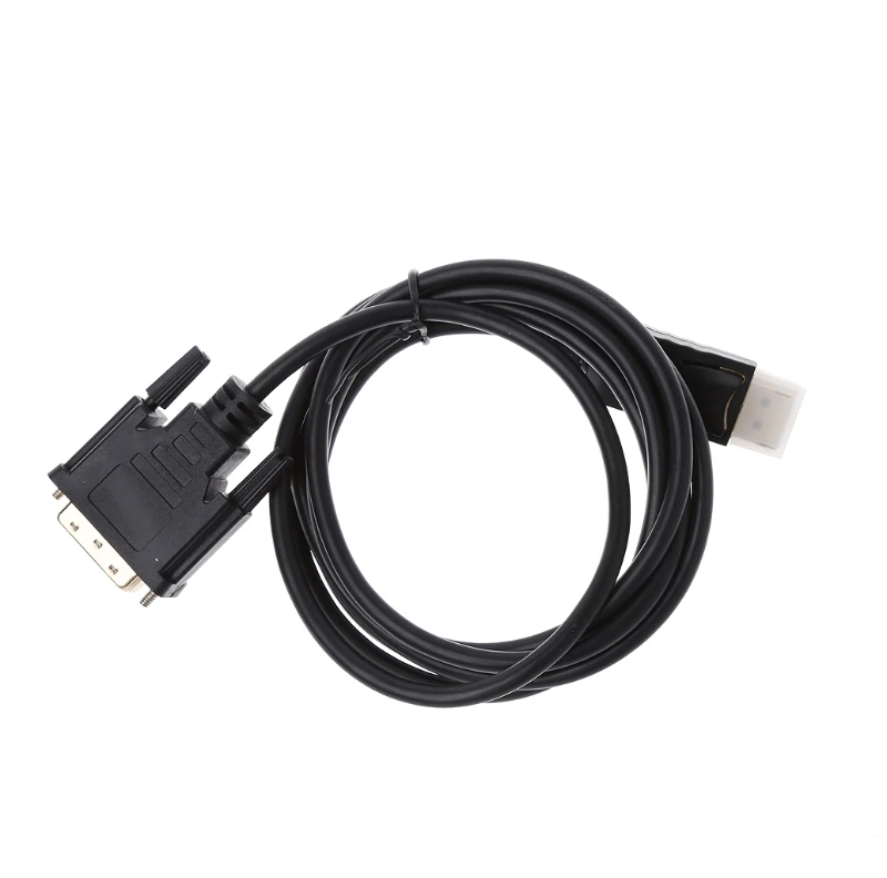 

DisplayPort DP To DVI 24+1 Dual Link Pin Male Connection Cable Gold Video/Audio