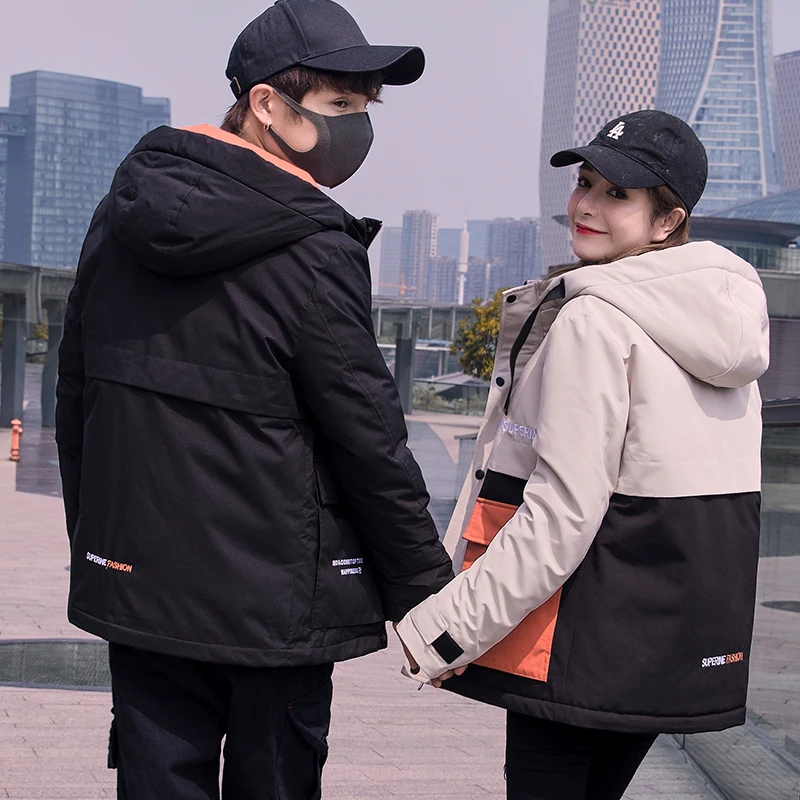 2019men горячее модное зимнее пальто с капюшоном, мужское толстое теплое зимнее пальто, maleM-4XL