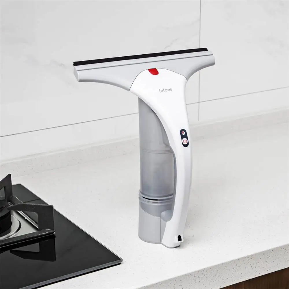 YOUPIN Lofans QX-408 Wireless Electric Window Cleaners Multifunction 1500pa 120ml Water Tank Hand-held Glass Vacuum Cleaner