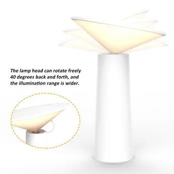 

Eye Protection USB Charging Desk Lamp Dimmable 3 Modes Bedside Touch Switch 36 LEDS Reading Night Light ABS Home Decor Bedroom