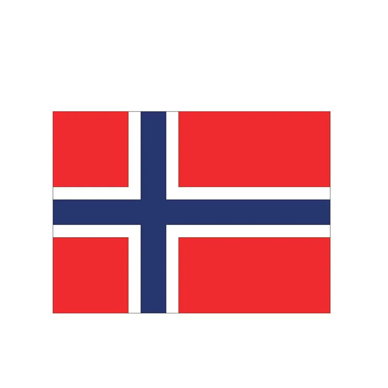 Aliauto креативные автомобильные стикеры Norway аксессуары с национальными флагами ПВХ наклейка покрытие царапины для peugeot Skoda Volvo Honda Mazda, 14 см* 10 см