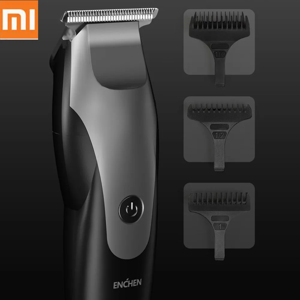 Mijia ENCHEN, usb зарядка, триммер для волос, машинка для стрижки волос, триммер для бороды, электробритва для тела, машинка для стрижки волос, стрижка для мужчин - Цвет: Black type 2