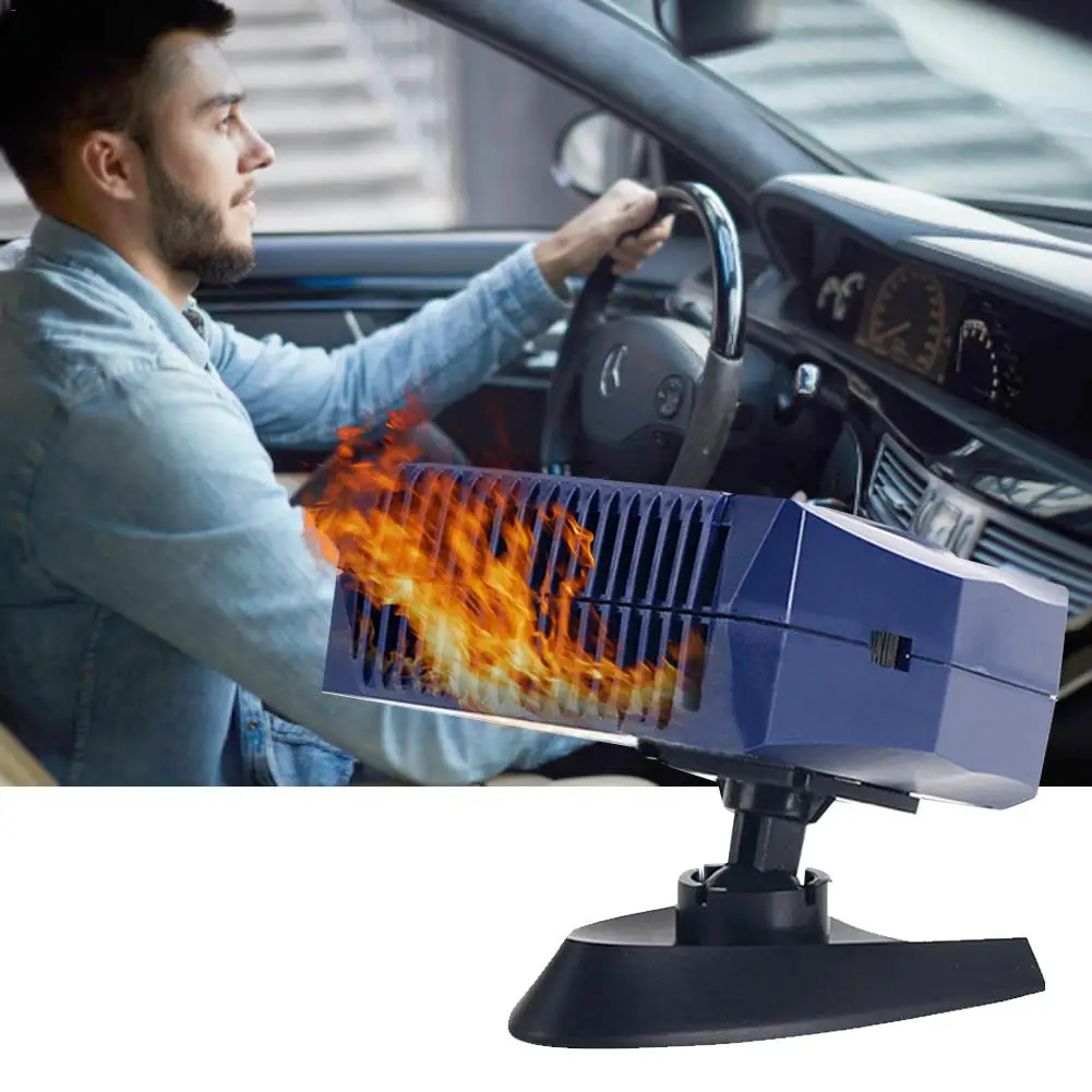 

Universal DC12V/24V Car Vehicle Cooling Fan Hot Warm Heater Windscreen Demister Defroster Portable Auto Car Van Heater