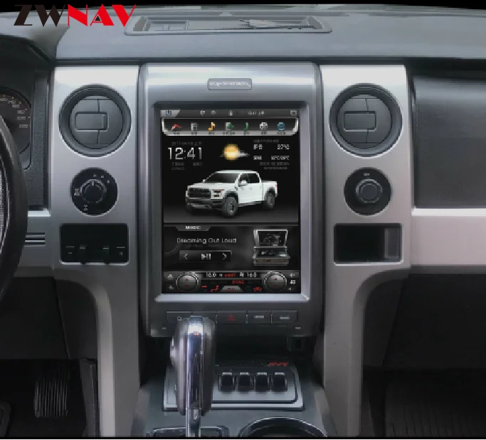 Вертикальный Tesla стиль Android 8,1 автомобильный dvd-плеер gps Navi для Ford F150- Мультимедиа Радио стерео PX6 carplay Авто ips BT