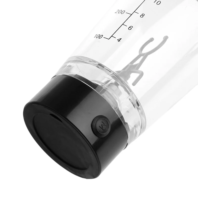 600ml Protein Shaker Plastic Water Bottle Sports Detachable Vortex Mixer Cup