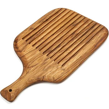 

Acacia Chopping Blocks Retro Pizza Sushi Bread Tray Pallet with Handle Cutting Board Whole Wood Food Plate Kitchen Accessories