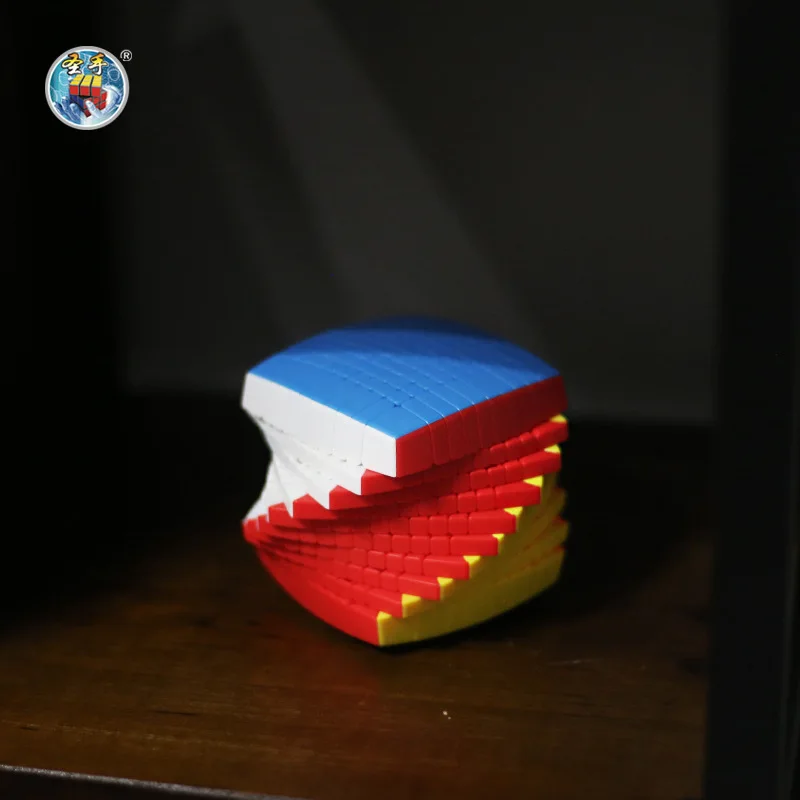 ShengShou 10x10 Красочные 85 мм Размер 10 x10x10 форма бусины без наклеек Профессиональный кубик высокого уровня магический куб
