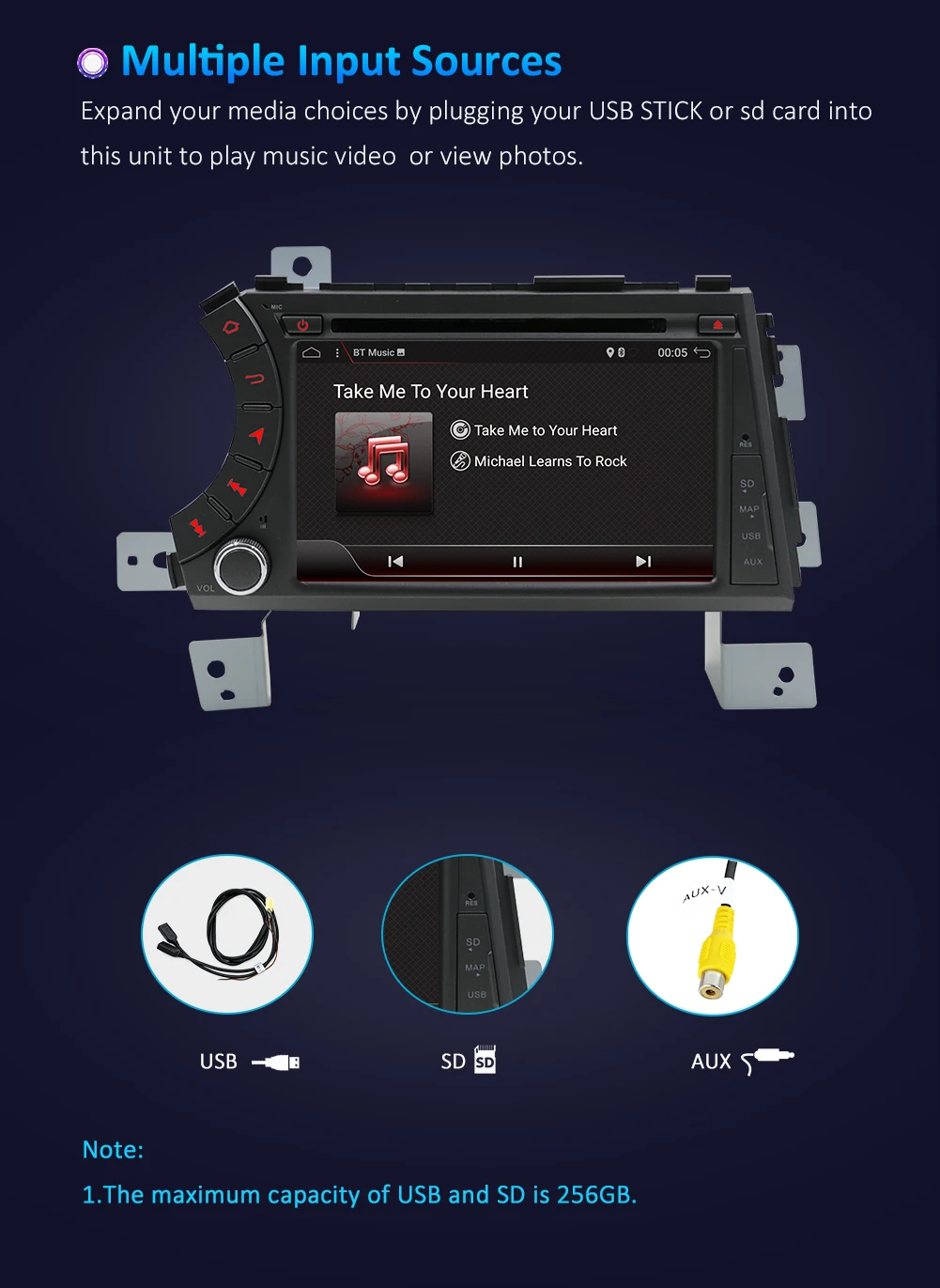 2 din автомобильный dvd gps плеер для ssangyong Kyron Actyon Автомагнитола Android 9,0 Восьмиядерный Wifi BT Радио 2 Гб ram 1024*600 экран RDS