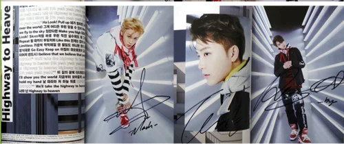 Hand Signed NCT 127 autographed 4-й мини-альбом WE ARE SUPERHUMAN 102019