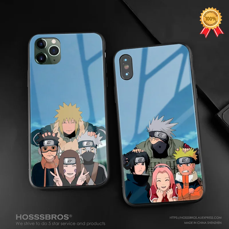 Boruto Naruto аниме новая старая команда 7 мягкий силиконовый стеклянный чехол для