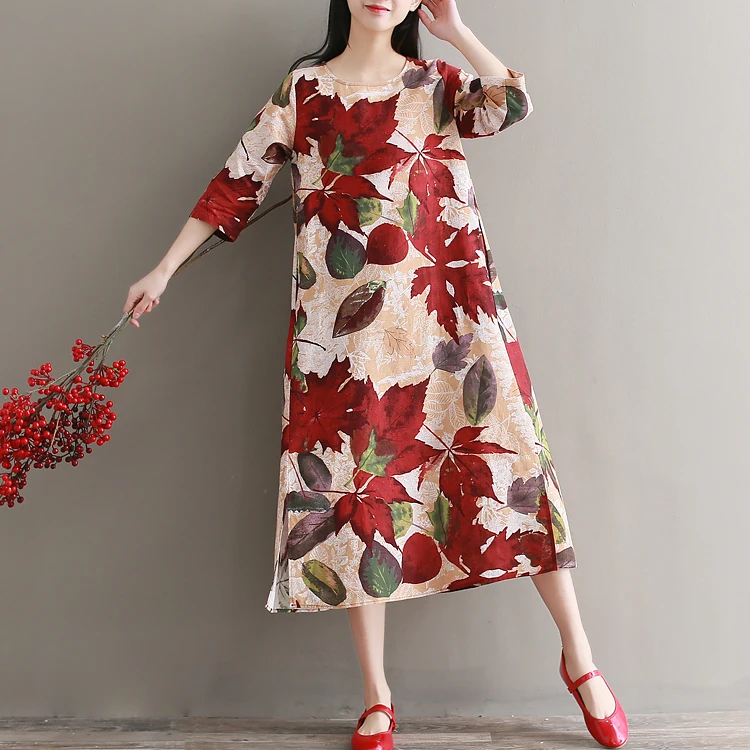 Льняные Винтажные Платья фото 13